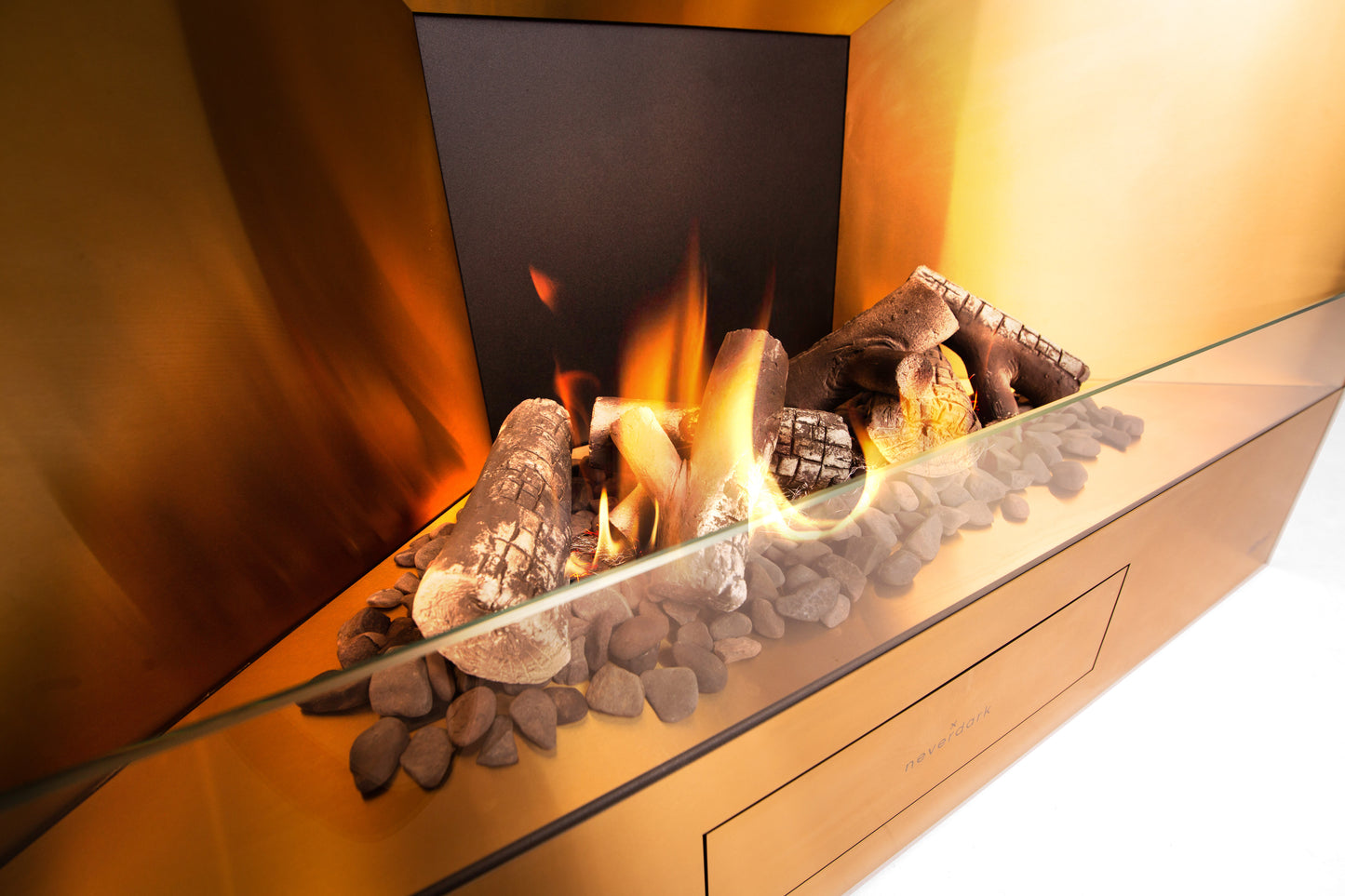 Neverdark The Log Bioethanol Fireplace