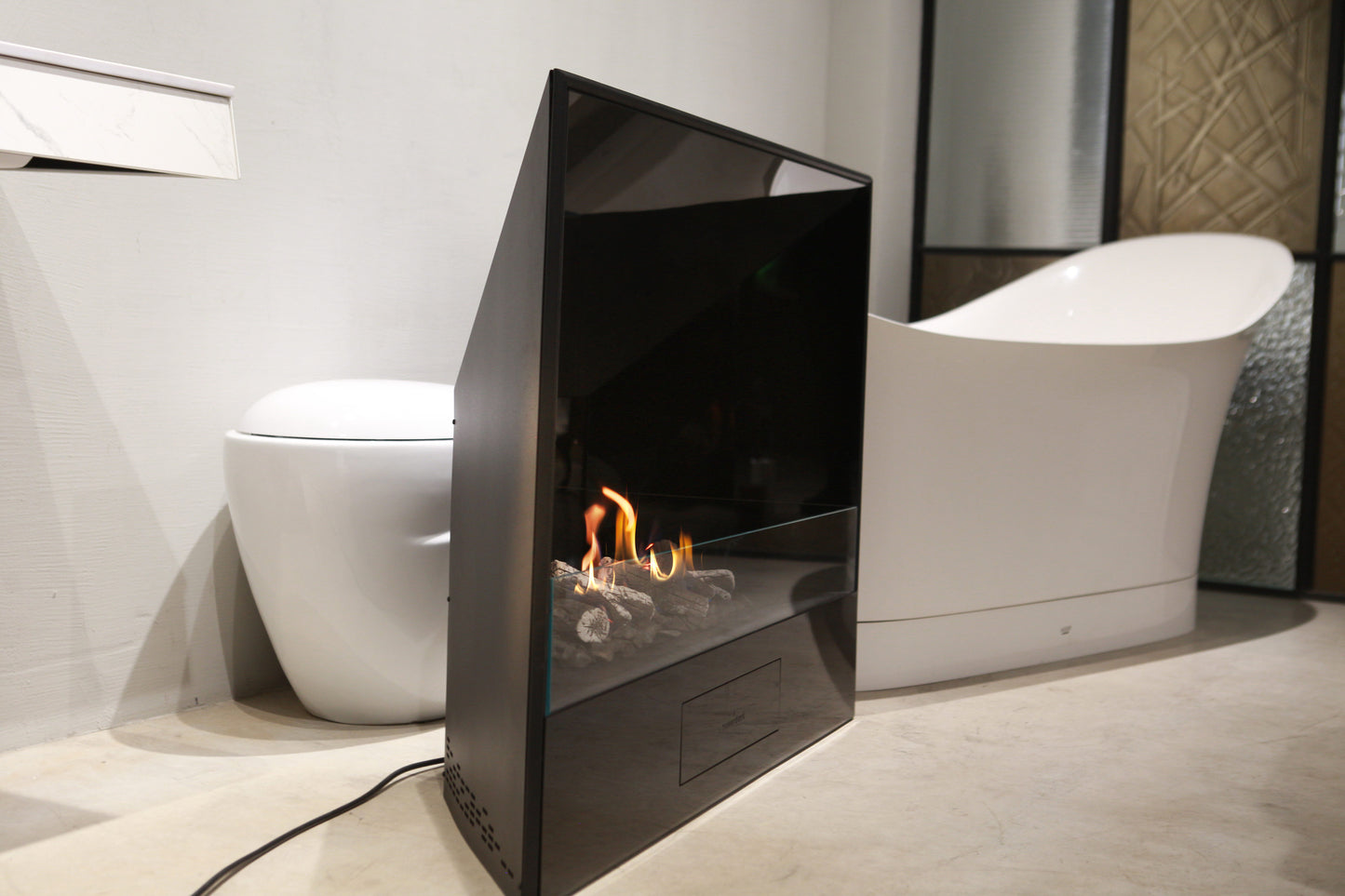 Neverdark The Log Bioethanol Fireplace