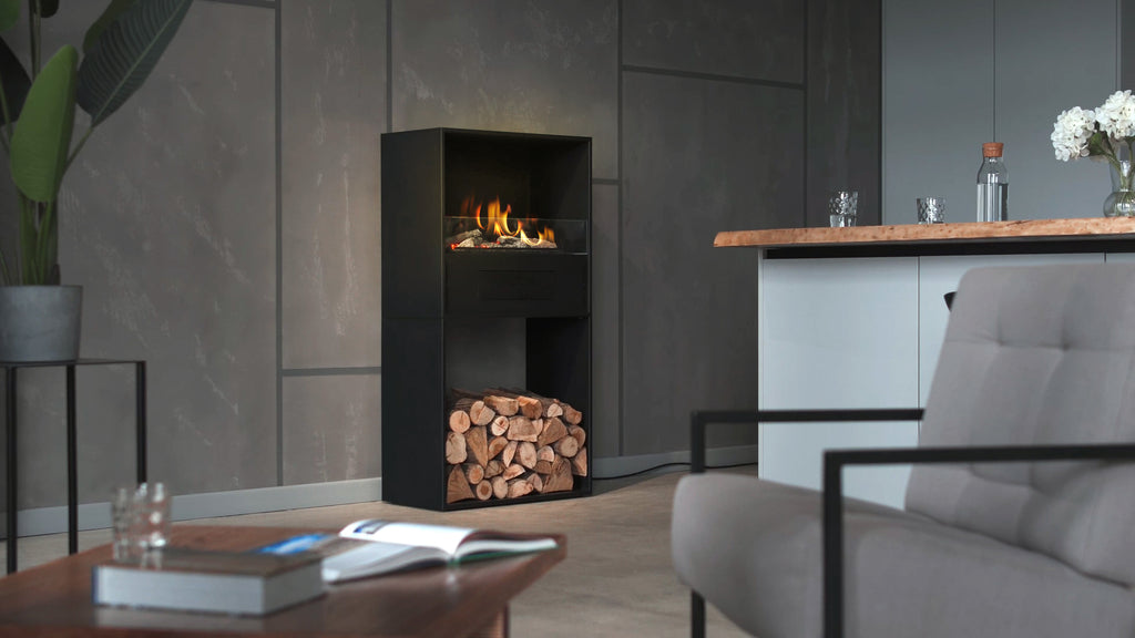 Mosswood Neverdark Bioethanol Fireplace