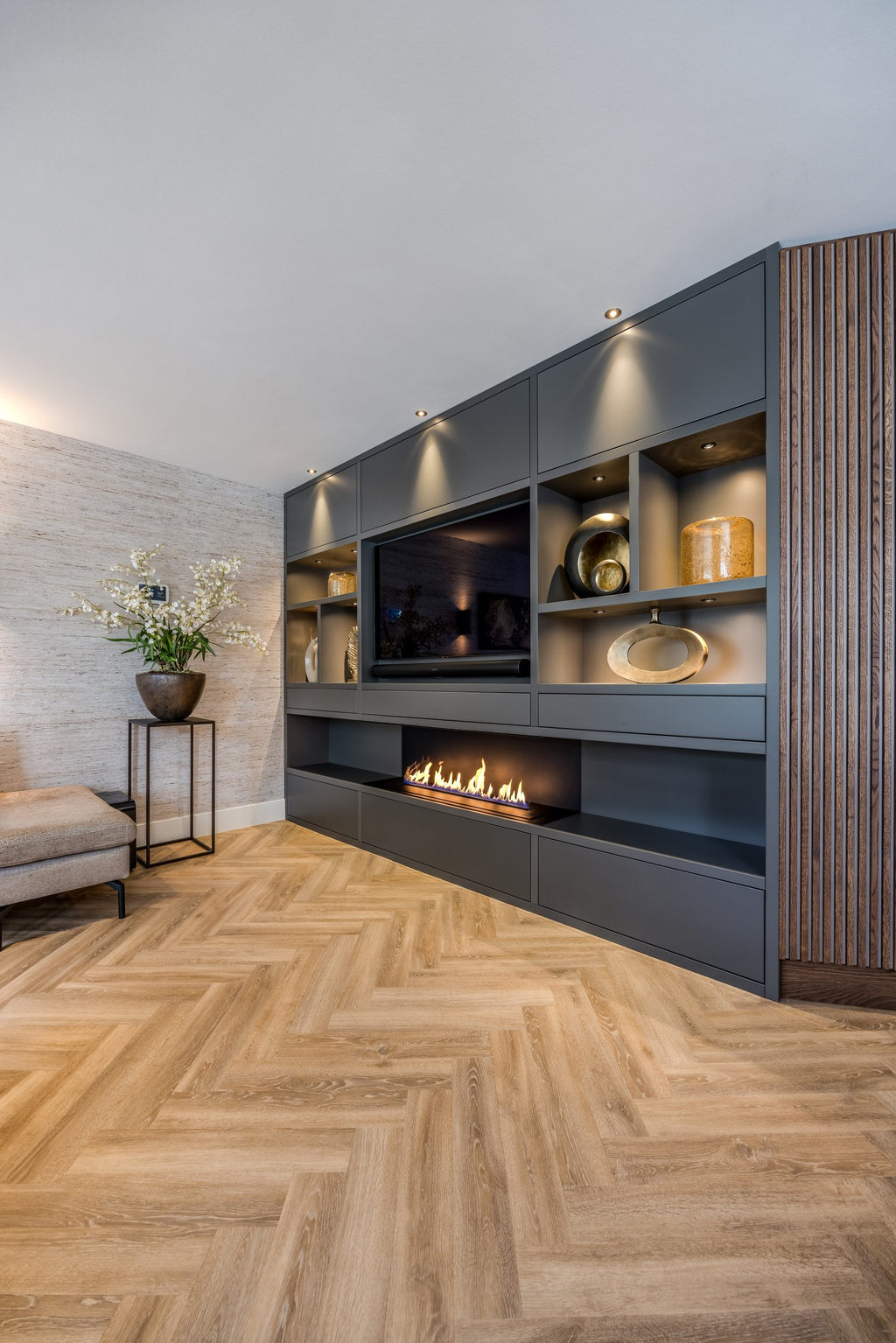 Automatic Neverdark Bioethanol Fireplace