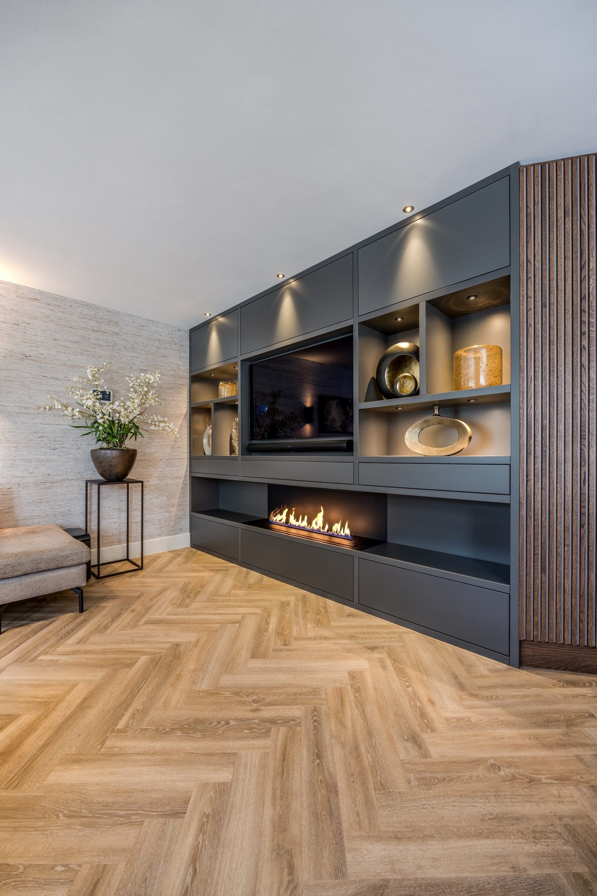 Automatic Neverdark Bioethanol Fireplace
