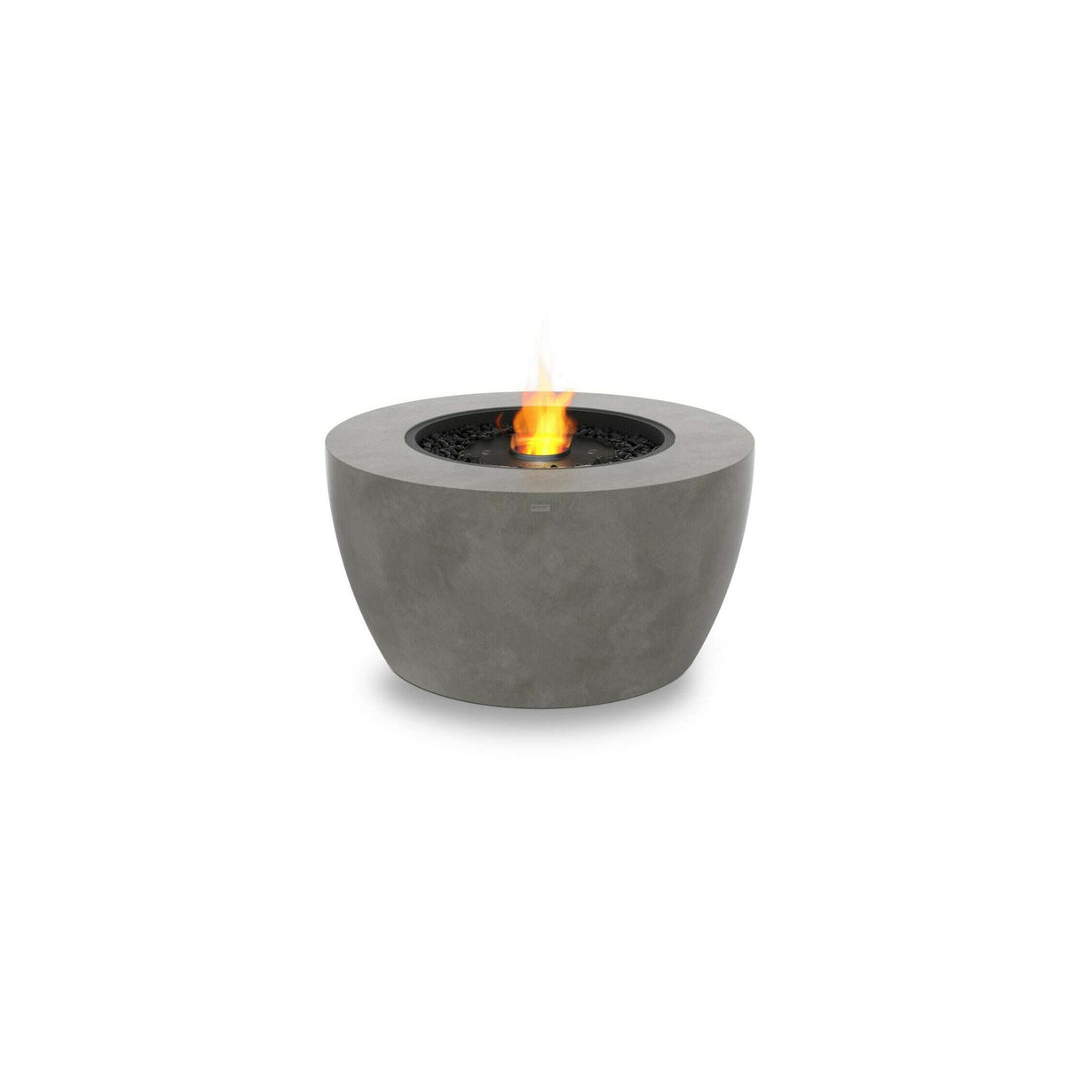 The Bio Lux:EcoSmart Pod 40 Bioethanol Fire Pit,Natural / Black