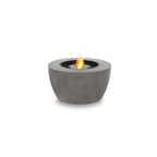 The Bio Lux:EcoSmart Pod 40 Bioethanol Fire Pit,Natural / Stainless Steel