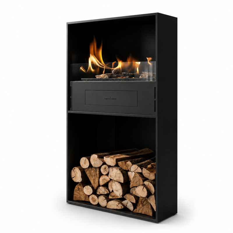 Neverdark Mosswood Bioethanol Fireplace